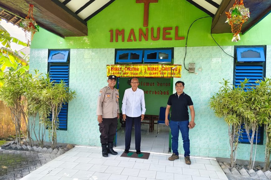 Polres Madiun Jamin Keamanan Ibadah Awal Tahun 2026 di Desa Sirapan, Lakukan Sterilisasi Sesuai SOP