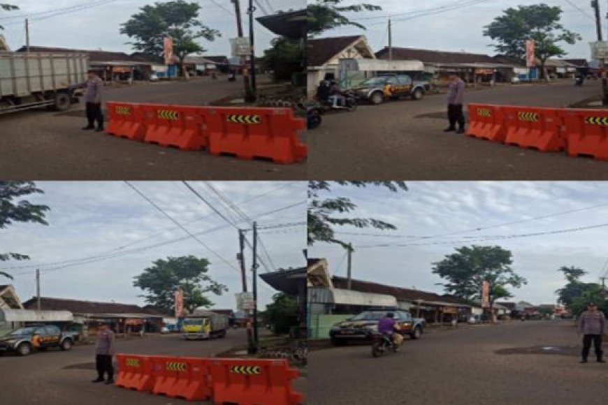 Personel Polsek Gemarang Polres Madiun Laksanakan Pengaturan Lalu Lintas Pagi di Simpang Tiga Mundu Desa/Kecamatan Gemarang Guna Wujudkan Keamanan, Keselamatan, Ketertiban, dan Kelancaran Arus Kendaraan